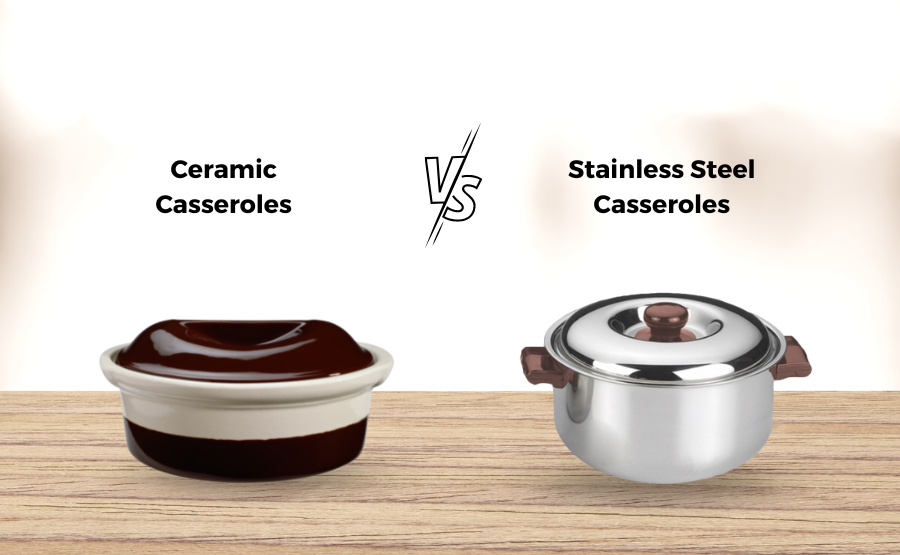 Ceramic Hot Pot Casserole, Ceramic Frypan Set