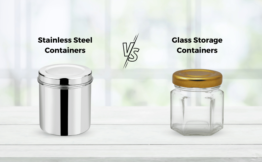 The Best Material for Food Storage: Pros and Cons of Steel, Plastic, and  Glass Containers – Vinod Stainless Steel