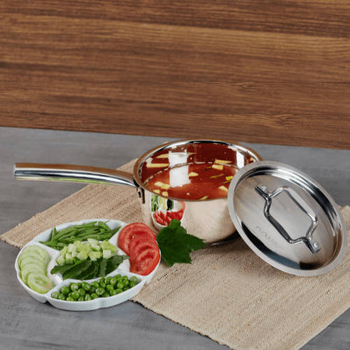 Vinod – Doniv Stainless Steel Sandwich Bottom Sauce Pan