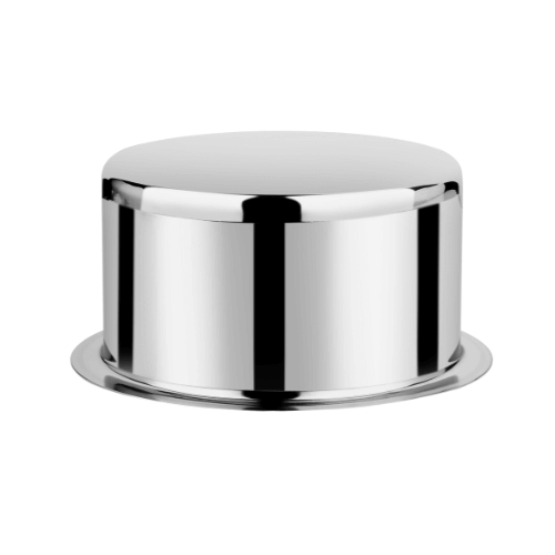 Vinod Stainless Steel Induction Friendly Flat Bottom Tope Without Lid 3.2 Ltr – No 14