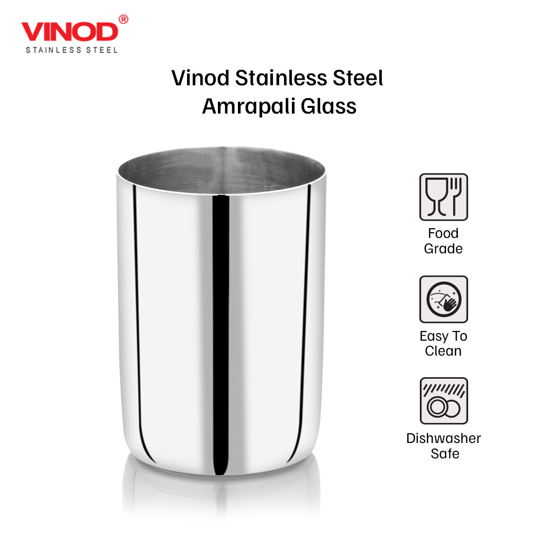 Vinod-Stainless-Steel-Amrapali-Glass-features