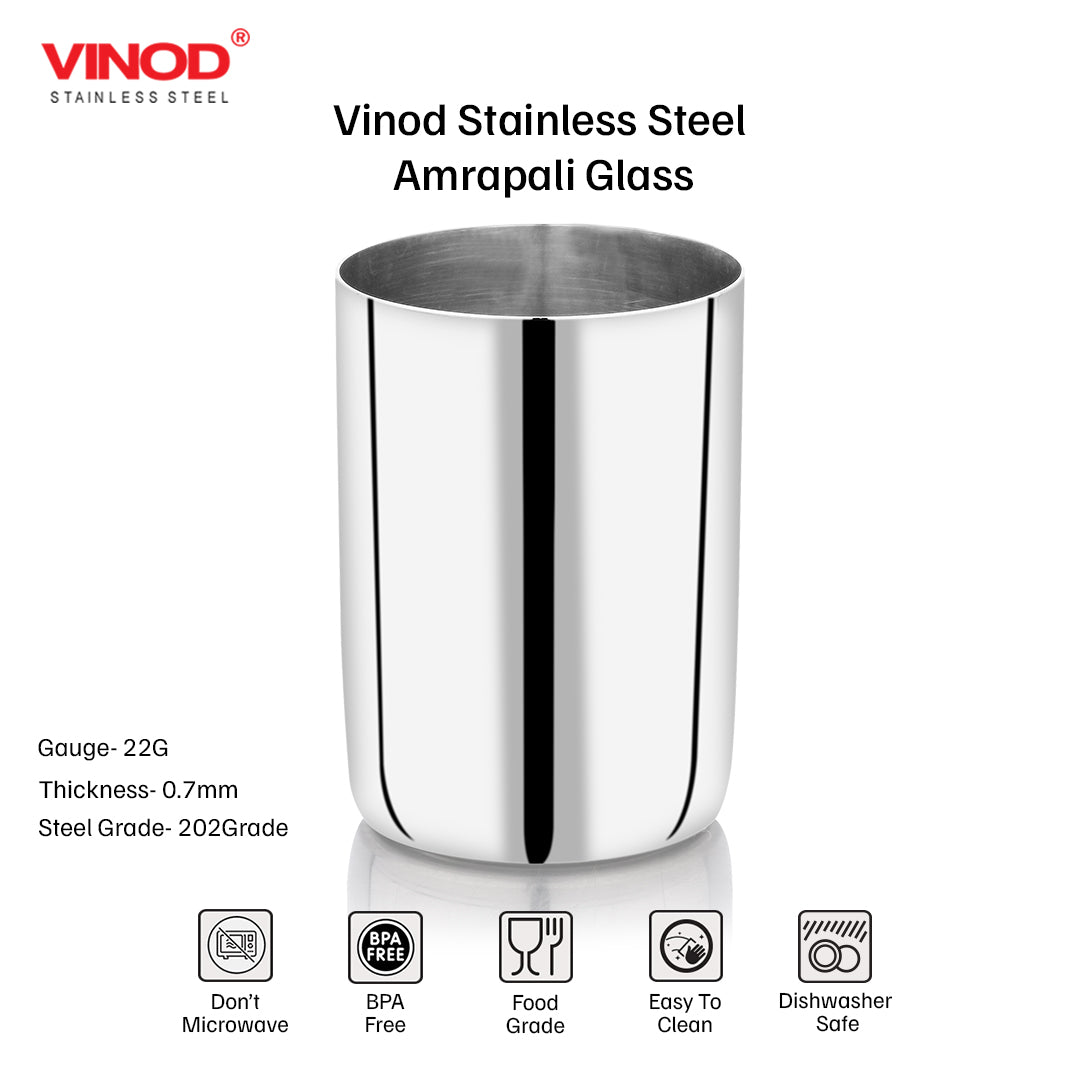 Vinod-Stainless-Steel-Amrapali-Glass-information