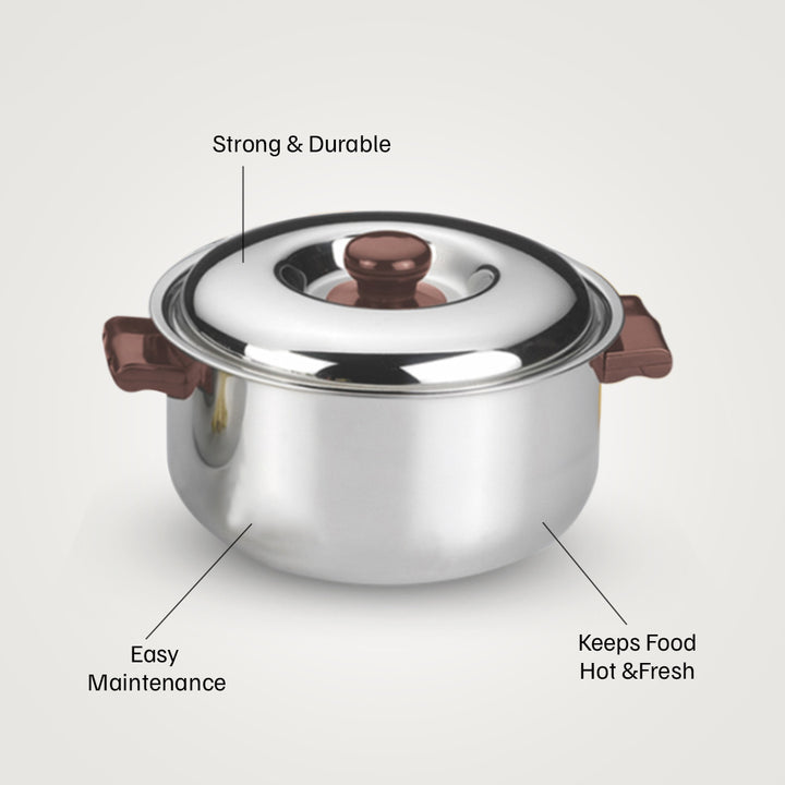 Vinod Stainless Steel Hot Casserole