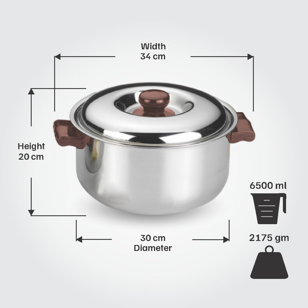 Vinod Stainless Steel Hot Casserole_6000 ml