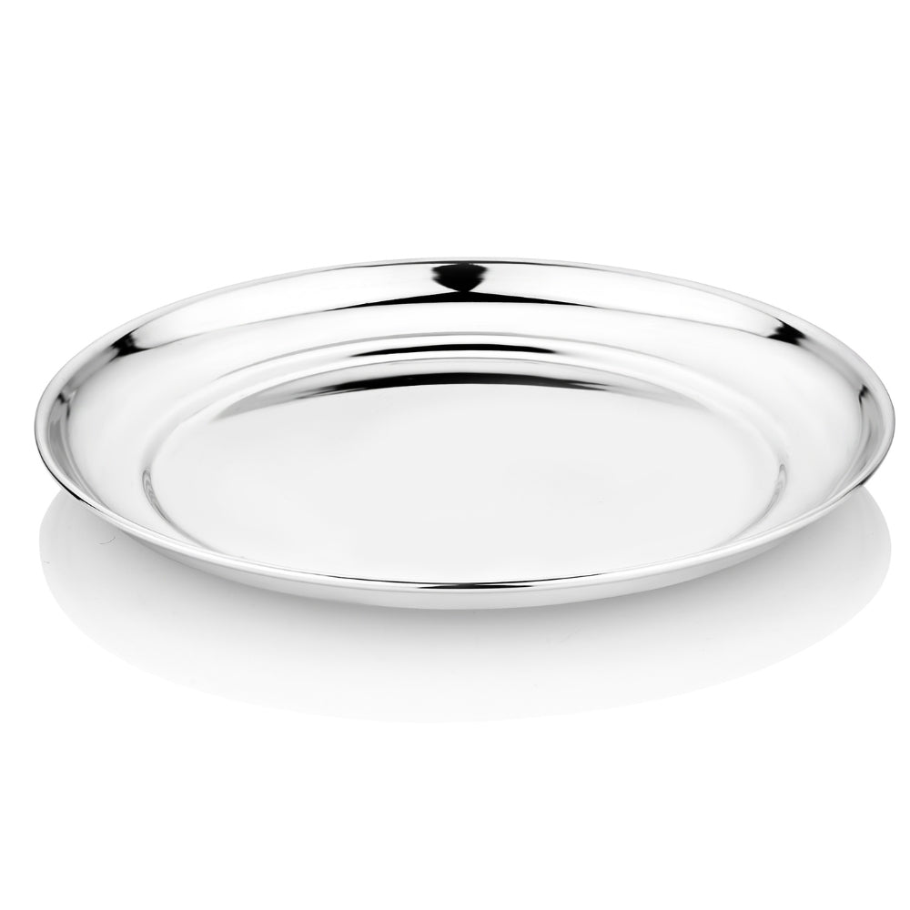 Vinod Stainless Steel Rajbhog Plate