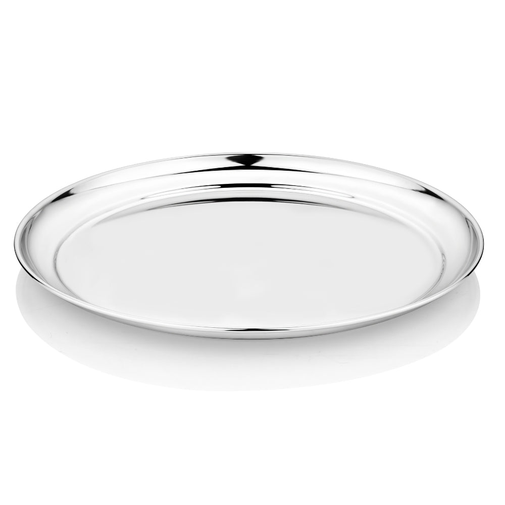 Vinod Stainless Steel Rajbhog Plate big 