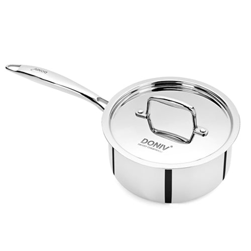 Vinod - Doniv Titanium Triply Stainless Steel Sauce Pan with Cover