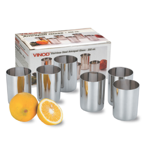 Vinod Stainless Steel Amrapali Glass