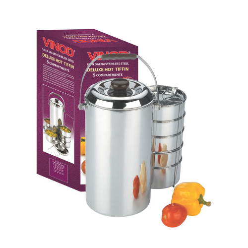 Vinod Stainless Steel Deluxe Hot Tiffin