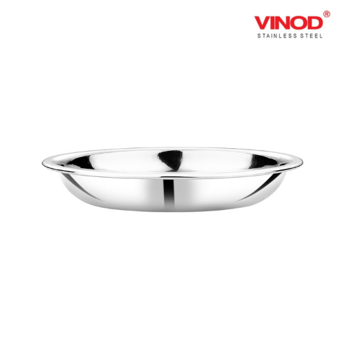 Vinod Stainless Steel Halwa Plate
