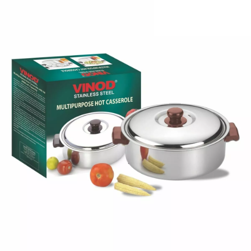 Vinod Stainless Steel Multipurpose Hot Casserole with lid